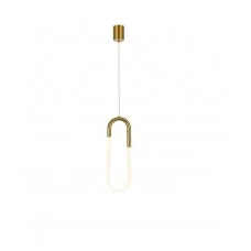Подвесной светильник, люстра Azzardo AZ5740 Nexus LED 1x9W 3000K 720Lm IP20 золотой