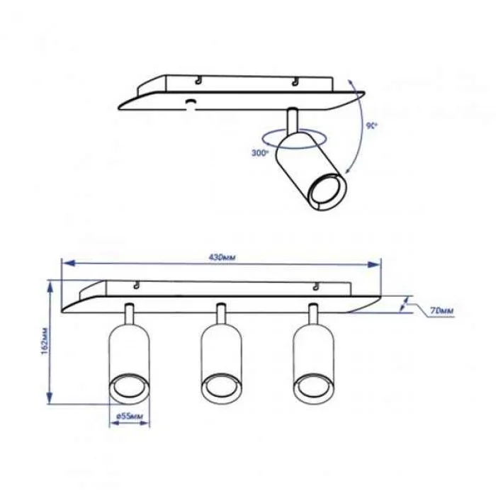 Спот Feron 40106 ML311-3 Спот Feron 40106 ML311-3