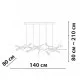 Люстра Friendlylight FL5024 Luxe Black