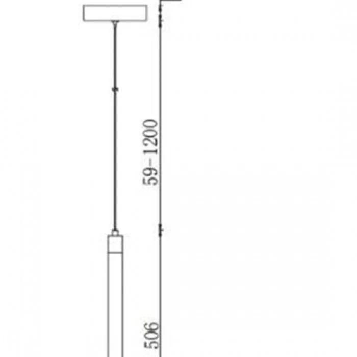 Подвесной светильник Friendlylight FL3222 Vertical PD Black Подвесной светильник Friendlylight FL3222 Vertical PD Black
