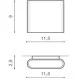 Бра  Friendlylight FL4122 Drek S BK 4000K
