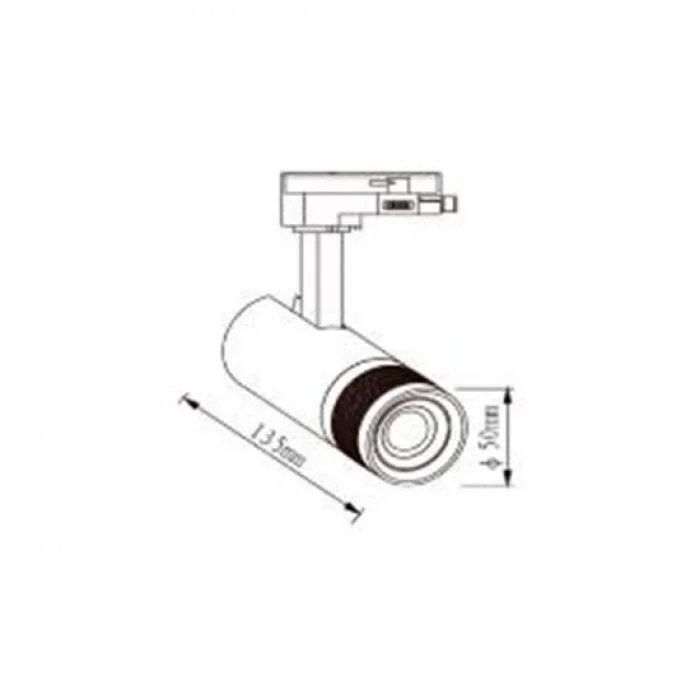 Прожектор на трек 1фаза Friendlylight FL6014 Spot Optical 10W 4000K BK світлодіодний Чорний Прожектор на трек 1фаза Friendlylight FL6014 Spot Optical 10W 4000K BK світлодіодний Чорний