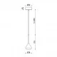 Подвес Kloodi KLOODI DECO_PE-BONNY195 5W 3K 24D WH Bonny