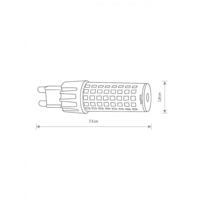 Світлодіодна лампочка Nowodvorski 10933 Bulb G9 1x7W 4000K 900Lm IP20 Світлодіодна лампочка Nowodvorski 10933 Bulb G9 1x7W 4000K 900Lm IP20