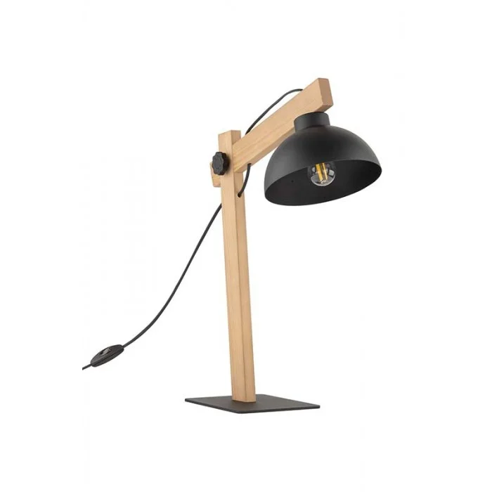 Настільна лампа TK Lighting 5346 Oslo E27 1x15W IP20 чорна Настільна лампа TK Lighting 5346 Oslo E27 1x15W IP20 чорна