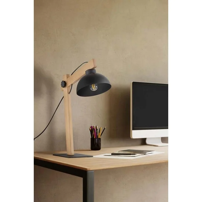 Настільна лампа TK Lighting 5346 Oslo E27 1x15W IP20 чорна Настільна лампа TK Lighting 5346 Oslo E27 1x15W IP20 чорна