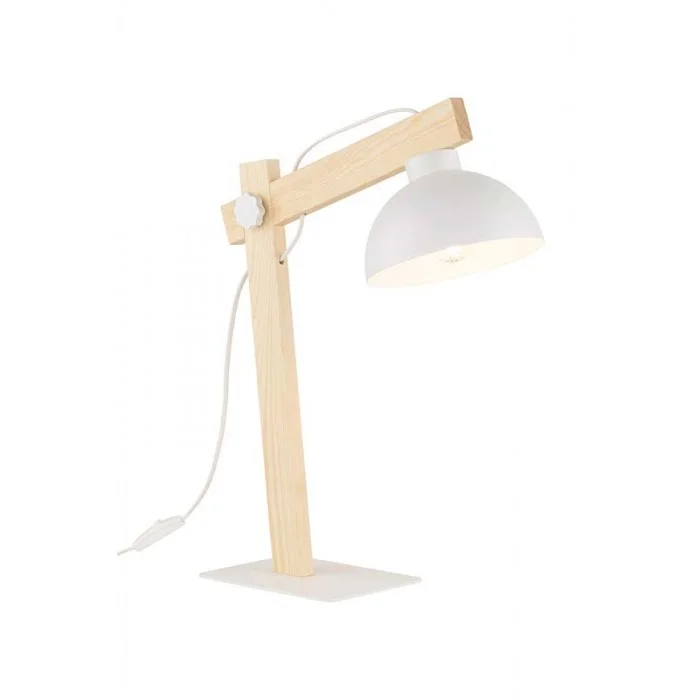 Настільна лампа TK Lighting 5347 Oslo E27 1x15W IP20 біла Настільна лампа TK Lighting 5347 Oslo E27 1x15W IP20 біла