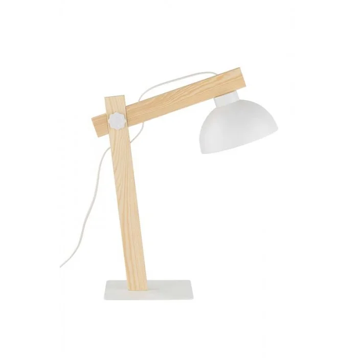 Настільна лампа TK Lighting 5347 Oslo E27 1x15W IP20 біла Настільна лампа TK Lighting 5347 Oslo E27 1x15W IP20 біла