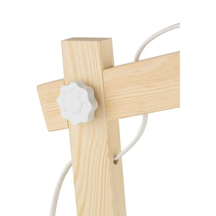 Настільна лампа TK Lighting 5347 Oslo E27 1x15W IP20 біла Настільна лампа TK Lighting 5347 Oslo E27 1x15W IP20 біла
