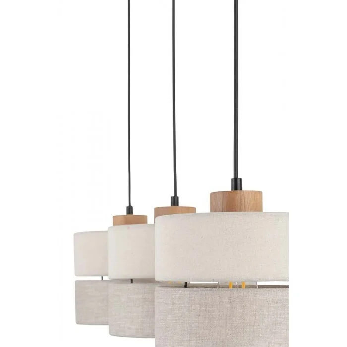 Підвісний світильник, люстра TK Lighting 5771 Eco E27 3x15W IP20 бежевий Підвісний світильник, люстра TK Lighting 5771 Eco E27 3x15W IP20 бежевий