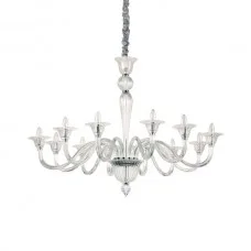 Люстра Ideal Lux 199375 Brigitta E14 12x40W IP20 прозора