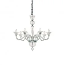 Люстра Ideal Lux 199382 Brigitta E14 8x40W IP20 прозора