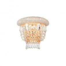 Бра, настінний світильник Ideal Lux 201023 Dubai E14 2x28W IP20 латунний