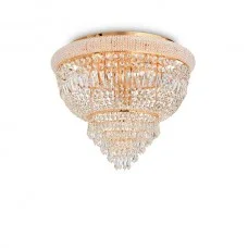 Люстра Ideal Lux 201016 Dubai E14 6x28W IP20 латунна