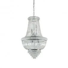 Люстра Ideal Lux 215969 Dubai E14 10x28W IP20 хром