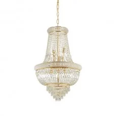 Люстра Ideal Lux 207216 Dubai E14 10x28W IP20 латунна