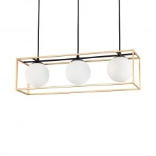 Подвесной светильник, люстра Ideal Lux 198125 Lingotto E14 3x28W IP20 латунный Подвесной светильник, люстра Ideal Lux 198125 Lingotto E14 3x28W IP20 латунный