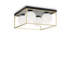 Потолочный светильник Ideal Lux 198156 Lingotto E14 4x28W IP20 латунный Потолочный светильник Ideal Lux 198156 Lingotto E14 4x28W IP20 латунный