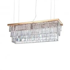Люстра Ideal Lux 166360 Martinez E14 8x40W IP20 хром