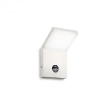 Вуличний світильник з датчиком руху Ideal Lux 209852 Style LED 1x9W 4000K 1050Lm IP54 білий