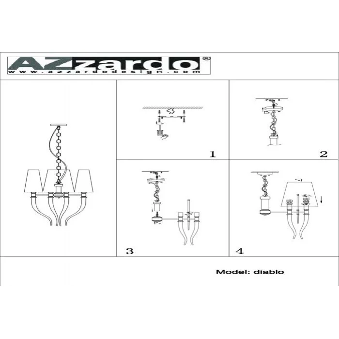 Azzardo AZ1232 Diablo (ad8074-3-big-wh) Azzardo AZ1232 Diablo (ad8074-3-big-wh)