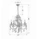Candellux Люстра 35-73730 AURORA