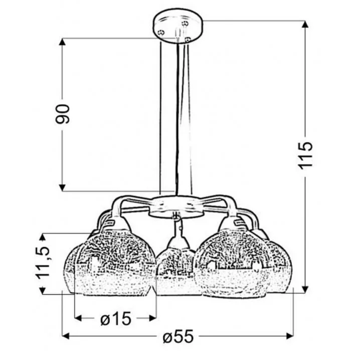 Candellux Люстра 35-57266 CROMINA Candellux Люстра 35-57266 CROMINA