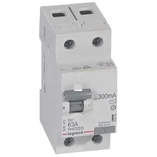 УЗО RX3 2P 63А 300mA AC Legrand, 402034