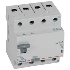 УЗО RX3 4P 25А 30mA AC Legrand, 402062