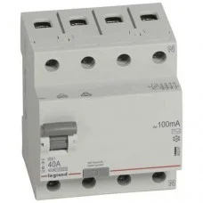 УЗО RX3 4P 40А 100mA AC Legrand, 402067