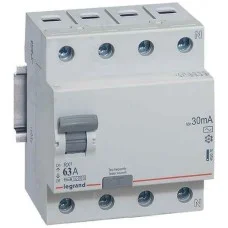 УЗО RX3 4P 63А 30mA A Legrand, 402076