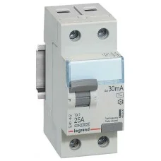 УЗО TX3 2P 25A 30мА AC, Legrand, 403000