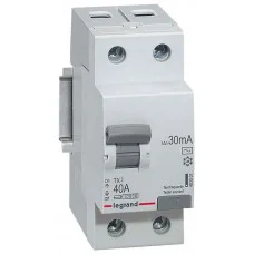 УЗО TX3 2P 40A 30мА AC, Legrand, 403001