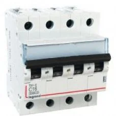 Авт.выкл. C 6A 4П 6kA, Legrand, 404067