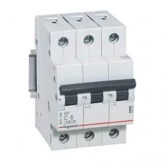 Автомат электрический RX? 4,5кА 6А 3п C, Legrand, 419705