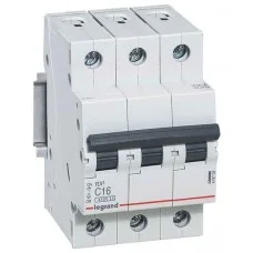 Электроавтомат RX? 4,5кА 16А 3п C, Legrand, 419708
