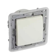 Вимикач Legrand 1-клавішний слонова кістка, 672300