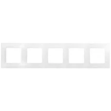 Рамка 5 постовая белая Legrand4, 672505