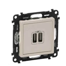 Розетка USB Legrand Valena Life слонова кістка, 753512