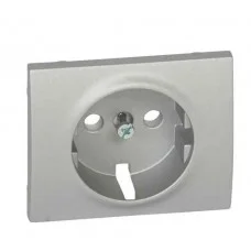 Панель розетки с з/к Legrand Galea Life алюминий, 771320