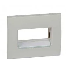 Панель компьютерной розетки RJ45 Legrand Galea Life жемчуг, 771575
