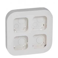 Рамка на 4 поста Legrand Forix біла, 782494