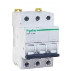 Автоматичний вимикач Schneider Electric iC60N 3P 4A C, A9F74304