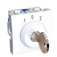 Трьохпозиційний вимикач Schneider Electric Altira ALB44030 з ключем 16А (білий)