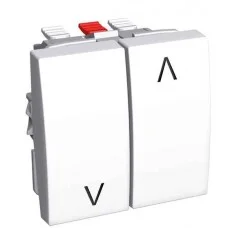 Вимикач жалюзі Schneider Electric Altira ALB44087 (білий)