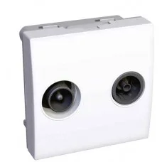 TV/FM розетка (TV проходная) Schneider Electric Altira ALB44324 (белая)