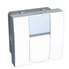 Накладка RJ45 розетки Schneider Electric Altira ALB44380 (білий)