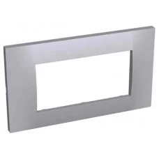 Горизонтальна рамка Schneider Electric Altira ALB45734 2х45 (сіра)