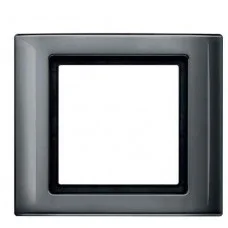 Антрацитовая одноместная рамка Schneider Electric Aquadesign MTN400114