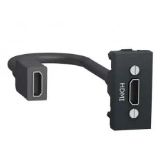 HDMI розетка Schneider Electric NU343054 1М (антрацит)